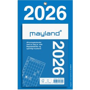 KONTORAFRIVNINGSKALENDER M/TEK 2026