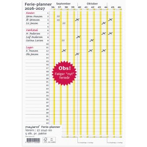 FERIE PLANNER 2026/2027