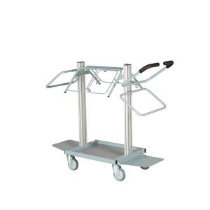AFFALDSOPSAMLINGSVOGN PÅ HJUL T/4 AFFALDSSÆKKE 110 LTR. AFFALDSOPSAMLINGSVOGN PÅ HJUL T/4 AFFALDSSÆKKE 110 LTR.