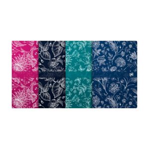 OXFORD Romance B5-notesbog med blødt omslag, 160 linjerede sider, fås i assorterede design, SCRIBZEE-kompatibel