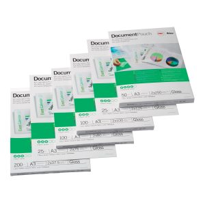 LAMINERINGSLOMME A3 150 MIC. MAT 100 STK/PK