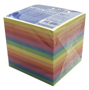 KUBUSPAPIR 9X9 CM LØS ASS. FARVER 700 ARK/PK