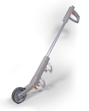 Spraypistol på hjul duraline® easytrack sSpraypistol med hjul til præcis og ergonomisk opmærkning. Ideel til små områder og hurtig vedligeholdelse af eksisterende linjer.