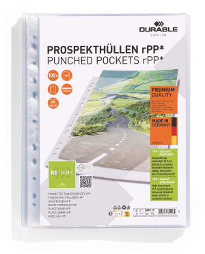 Plastlomme til ringbind premium a4 rpp 100 stk/pose.Universal hul, kraftig plastlomme fremstillet af genanvendt polypropylenplast. Plastlomme til ringbind premium a4 rpp 100 stk/pose.Universal hul, kraftig plastlomme fremstillet af genanvendt polypropylenplast.