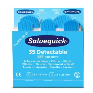 CEDERROTH PLASTER BLÅ REFILL SALVEQUICK 35 STK