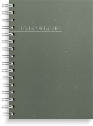 Notebook & To Do's A5 green