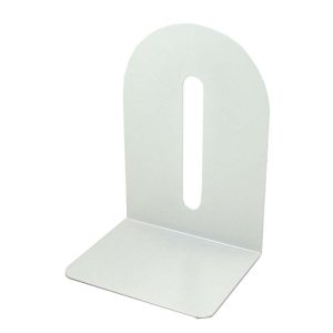 BOGSTØTTE METAL HVID 15CM 2STK/PAK