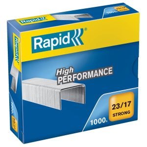 HÆFTEKLAMMER RAPID 23/17 GALV. STRONG 1000 STK/PK
