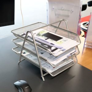 DEMO BREVBAKKESTATIV TRÅD M/3 BAKKER SØLV