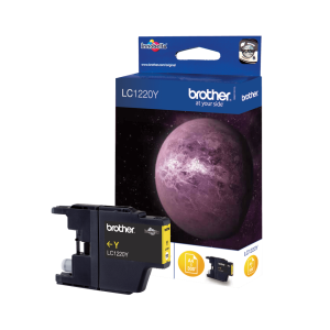 Brother LC1220Y blækpatron 1 stk Original Gul