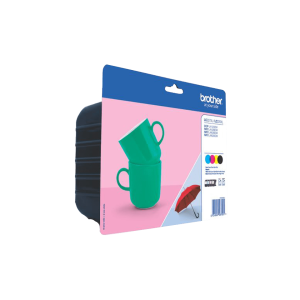 Brother LC-227XLVALBP blækpatron 4 stk Original Sort, Blå, Magenta, Gul
