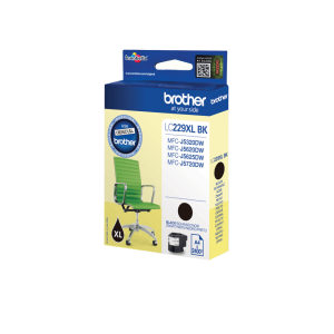 BLÆKPATRON  BROTHER LC229XLBK SORT