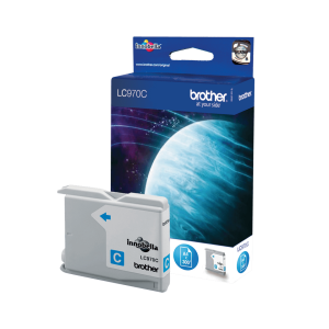 BLÆKPATRON BROTHER LC970C DCP135C/150/770CW-MFC260C CYAN