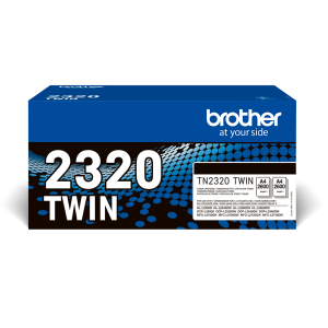 Brother TN-2320TWIN tonerpatron 1 stk Original Sort