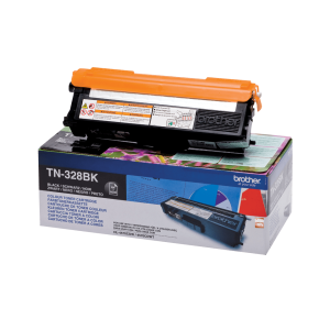 Brother TN-328BK tonerpatron 1 stk Original Sort
