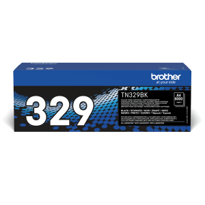 Brother TN-329BK tonerpatron 1 stk Original Sort