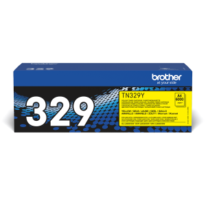 Brother TN-329Y tonerpatron 1 stk Original Gul
