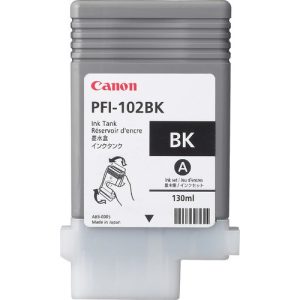 BLÆKPATRON CANON PFI-102BK SORT