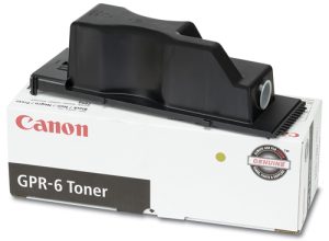 Canon GPR-6 Black Toner Cartridge tonerpatron Original Sort