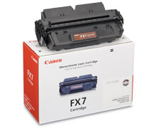 Canon FX-7 Black Toner Cartridge tonerpatron Original Sort