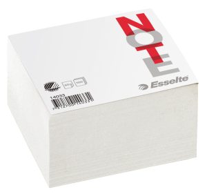 Kubusblok, Esselte, 10 x 10 cm, 500 ark, ulinieret