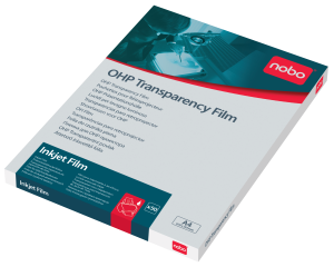 Overheadfilm inkjet printer A4 stribe kort (50 pak.)