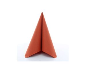 SERVIETTER 3-LAGS 33X33 TERRAKOTTA 20 STK.