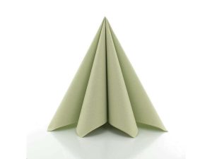 SERVIETTER TEXTIL 40X40 CM OLIVEN