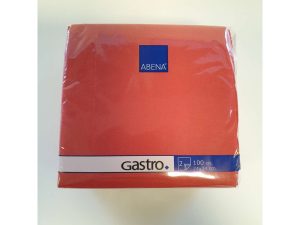 SERVIETTER 24X24 2-LAGS RØD