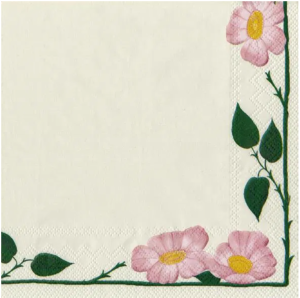 SERVIETTER 25X25 IHR WILDROSE V&B