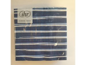 SERVIETTER 25X25 IHR QUITO BLUE