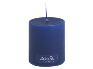 BLOKLYS 5 CM X  6 CM MØRK BLÅ