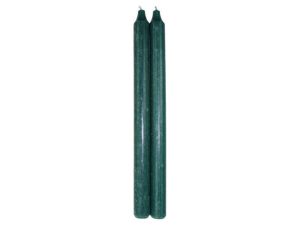 RUSTIK LYS 30 CM MØRKE GRØN