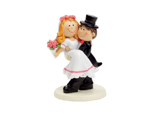 KRANSEKAGEFIGUR BRUDEPAR 9 CM