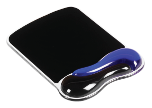 Kensington Duo Gel-musemåtte med håndledsstøtte - Blå/grå