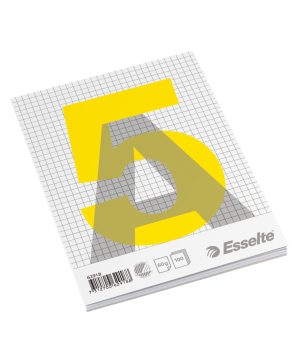 Standardblok Esselte A5, 100 ark, kvadreret