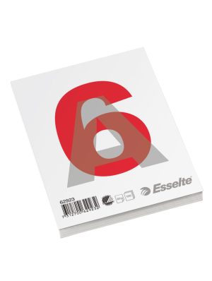 Standardblok Esselte A6, 100 ark, ulinieret