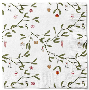 SERVIETTER JUL 33X33CM JULEOPHÆNG