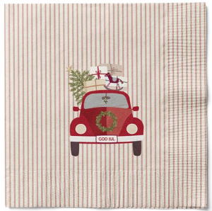 SERVIETTER JUL 33X33CM BIL