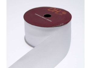 BÅND SATIN 40MMX5M HVID