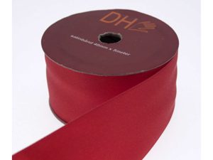 BÅND SATIN 40MMX5M RØD
