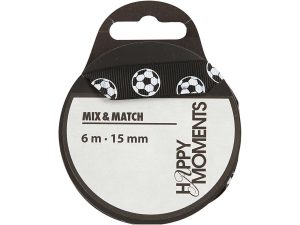 BÅND MED FODBOLDE 15MM X 6M