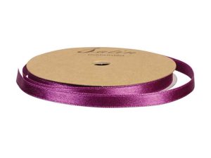 BÅND SATIN 6MMX10M MØRKELILLA 743237