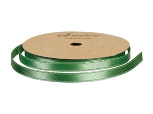 BÅND SATIN 6MMX10M LYS GRØN 743241