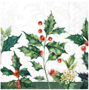 SERVIETTER JUL 33X33CM IHR ALEXA CREAM