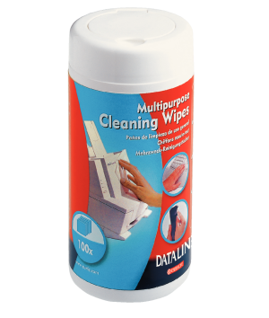 Rengøringsservietter Esselte Dataline til plastik