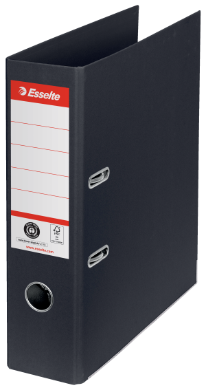 Esselte brevordner No. 1, 100% recirkuleret karton, FSC A4/75 mm