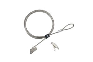 Slim NanoSaver® 2.0 EQ lås med nøgle til bærbar computer