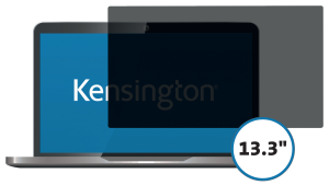 Kensington laptop-skærmfilter 2-vejs aftageligt 13,3" bred 16:9