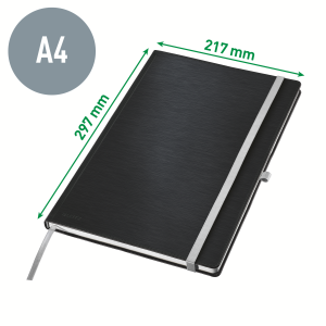 Leitz Style notesbog A4 kvadreret med hardcover